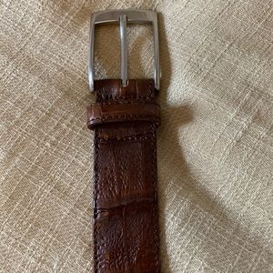 Kreis for Todd Snyder brown crocodile belt